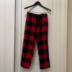 Old Navy Red and Black Plaid Pajama Pants